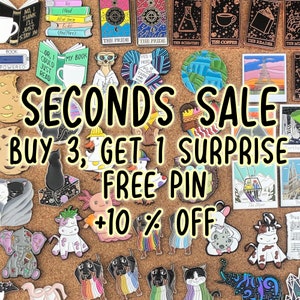 2023 Seconds Sale - Enamel Pins, Lapel Pins (Discounted Pins)  Gift Oops Pins