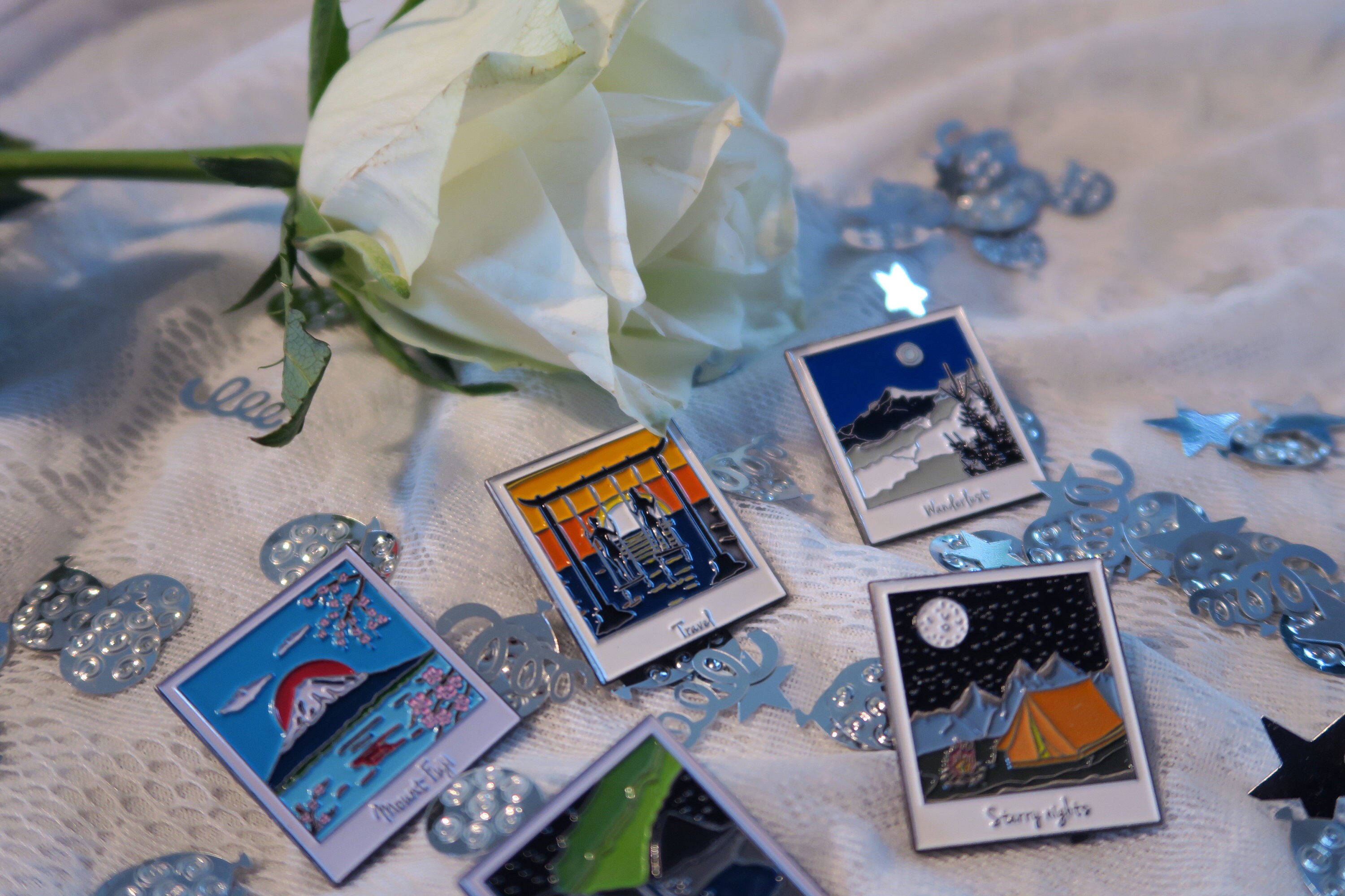 Custom Enamel Pins for Wedding Favours, Party Etc. (Minimum 50 pieces