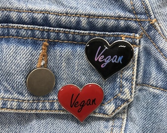 Vegan Enamel Pin | Plant Lover | Pin Badge  Gift