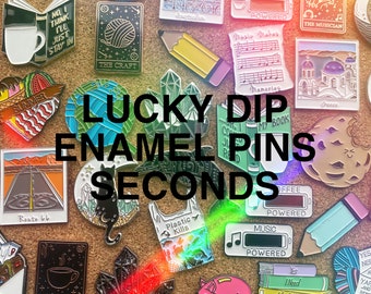 Lucky Dip, Random Seconds Sale - Enamel Pins, Lapel Pins (Discounted Pins)  Gift Oops Pins