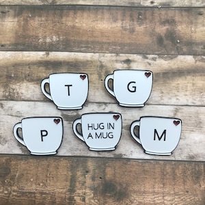 Custom Mug Enamel Pin | Coffee Tea Lover Gift  Gift