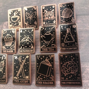 The Musician Tarot Card Enamel Pin Music Lover Stocking Filler Gift Lapel Pin, Badge Hard Enamel image 4