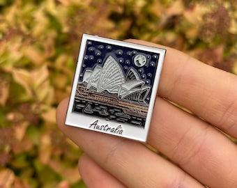 Australia, Sydney Photograph Enamel Pin | Badge | | Travel Lover |