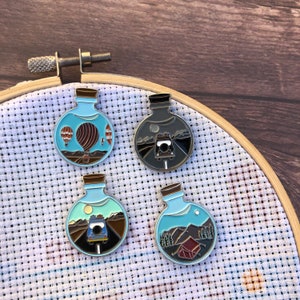 Wanderlust Potion Needle Minder: Travel Enamel Pin Gift