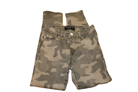Camouflage Camo Skinny Pants Girls Size 12  - image 3