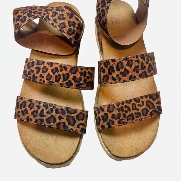 animal print sandals