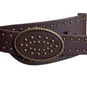 Brass Medallion Belt - Etsy display picture 1