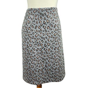 Leopard Pencil Skirt Etsy