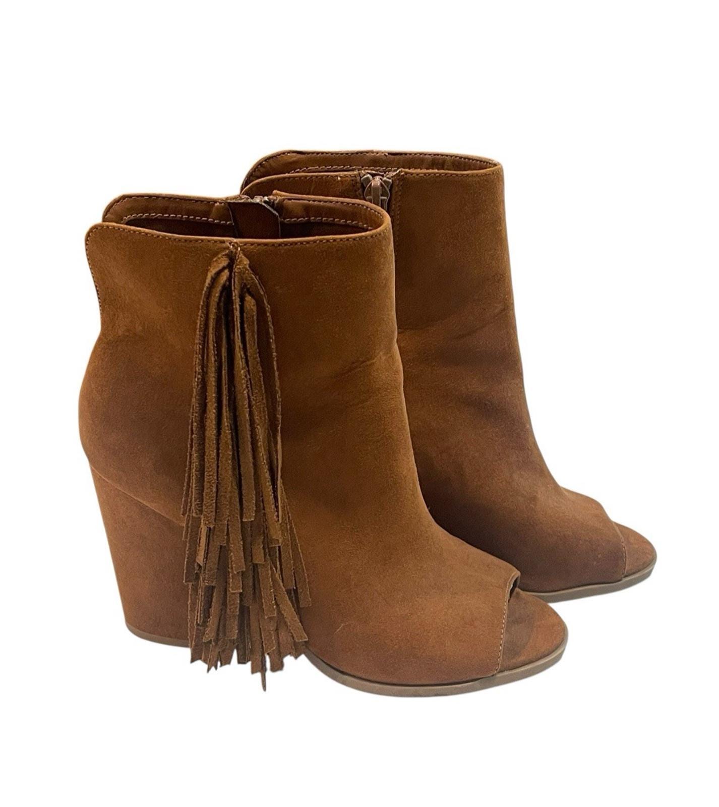 Unbranded Genuine Suede Leather Platform Boots Size 45 Camel Brown Lug Sole Y2K Y2k Brown Boots - Etsy main image 4