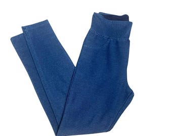 Denim Jeggings Damen Größe klein Dehnbar Gesäßtaschen lässiger Komfort