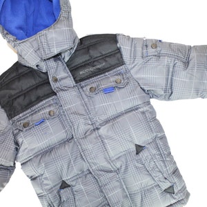 Boys Gray Weather Proof Coat Puffer Coat Boys Size 6