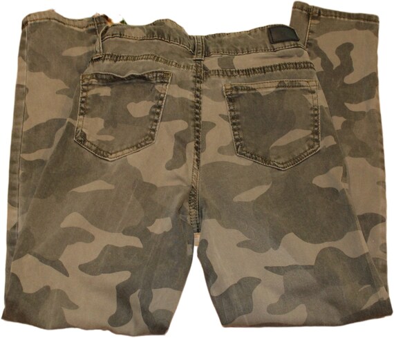 Camouflage Camo Skinny Pants Girls Size 12  - image 2