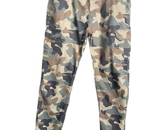 Southpole Camo Pants Men Size 38 Grunge Y2K Casual Outdoor Hunting Military