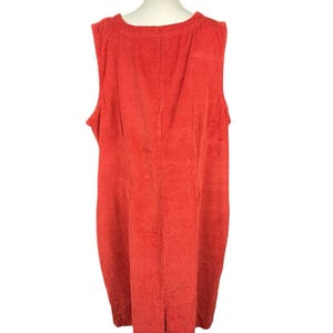 orange cord dress Boston Chill Corduroy Dress in Rust Curves