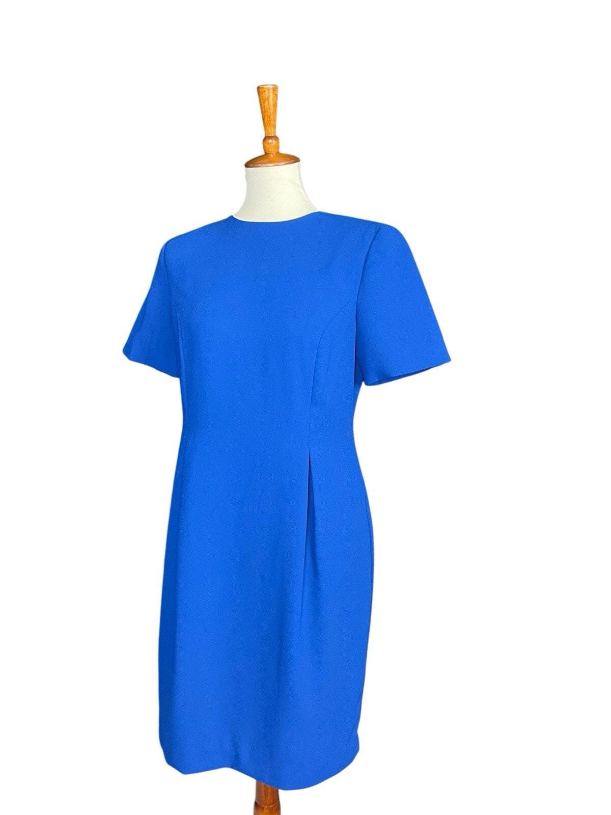 chinese dress ladies FS Collection Cobalt Blue Frill Hem Midi Dress – Love My Apparel main image 1