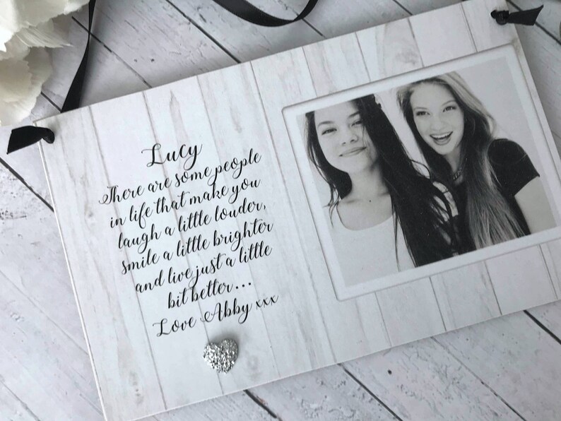 Personalised Friendship Photo Wall Hanging P781 | Etsy