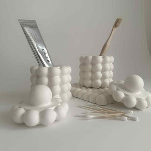 Bolla Marina Ceramic Bobble Jar | Home Décor | Storage | Decorative Container | Bubble Jar | Gift