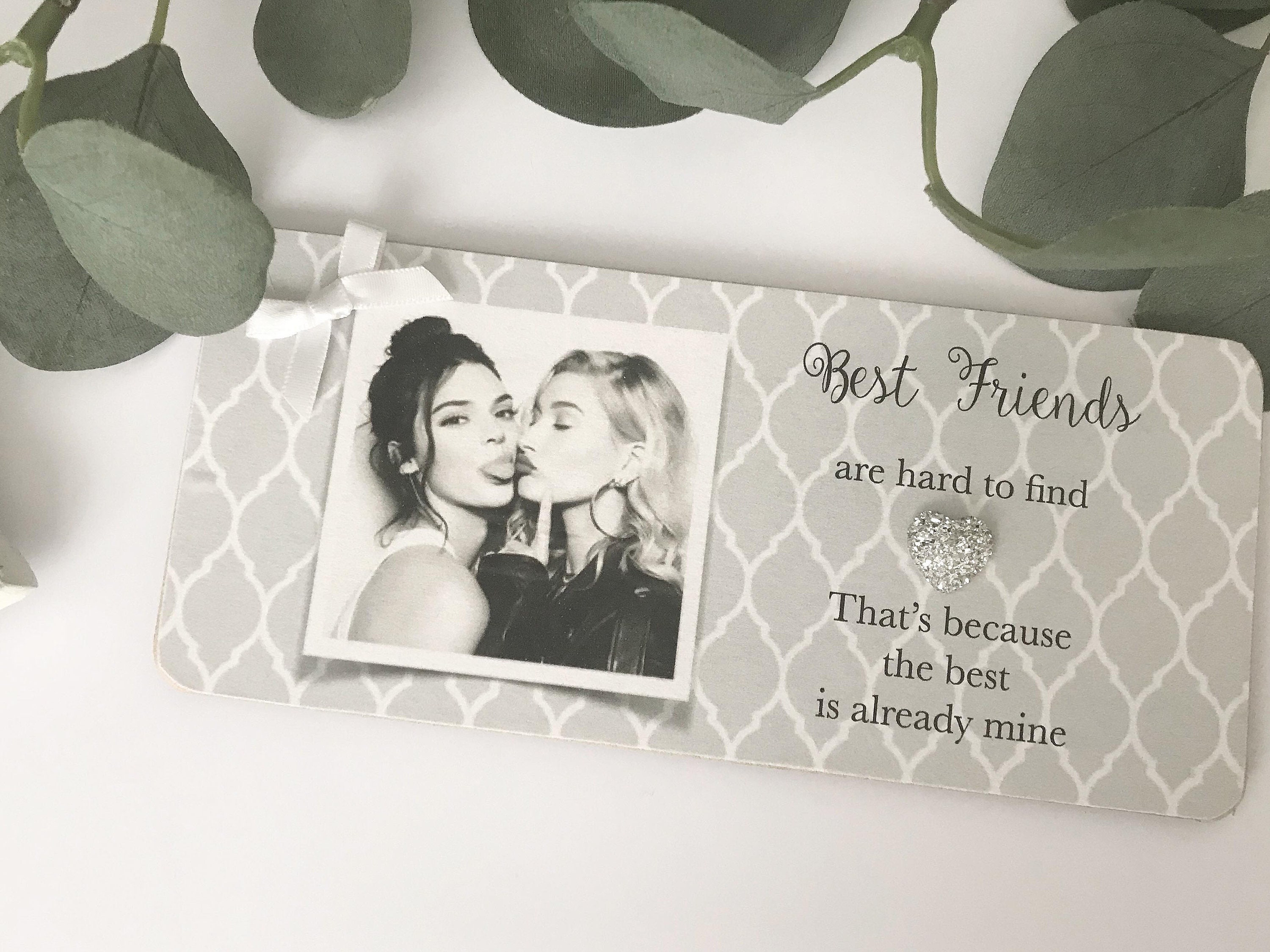 Personalised Photo Best Friend Keepsake Wall Hanging Gift P458 Etsy UK