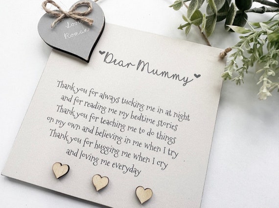 Personalised Mummy Gift Son Daughter Christmas/Mothers Day/ Birthday Gift