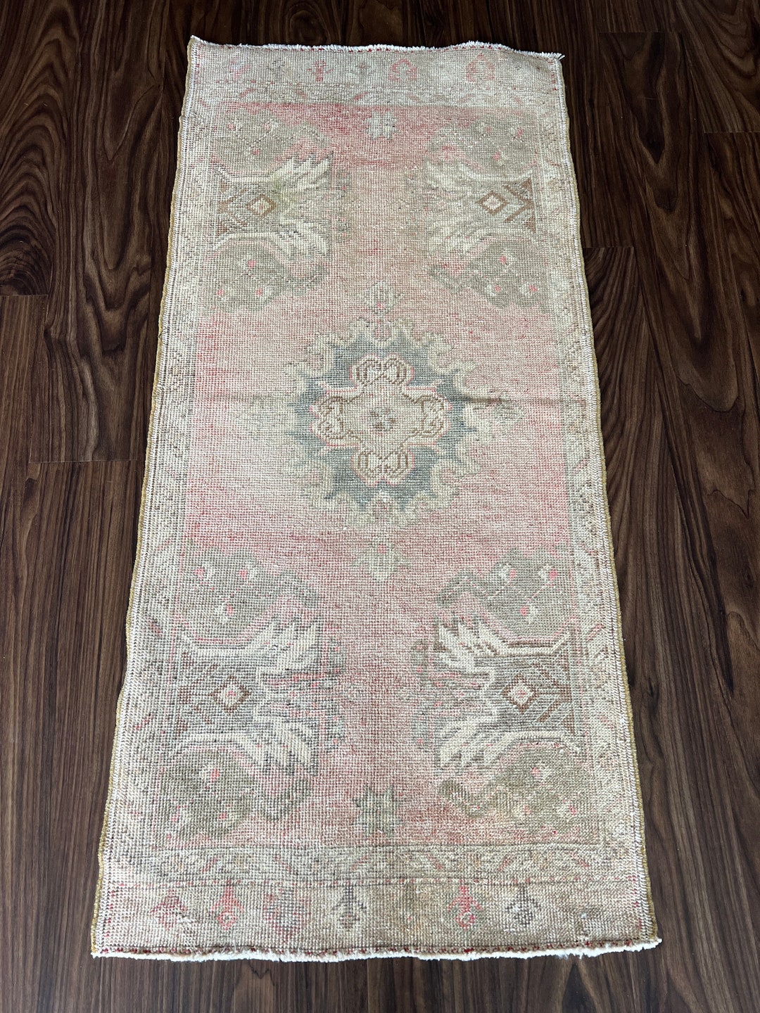 1.8 X 3.8 Ft 112 Tiny Turkish Rug , Mini Rug , Turkish Rug , Small Area ...