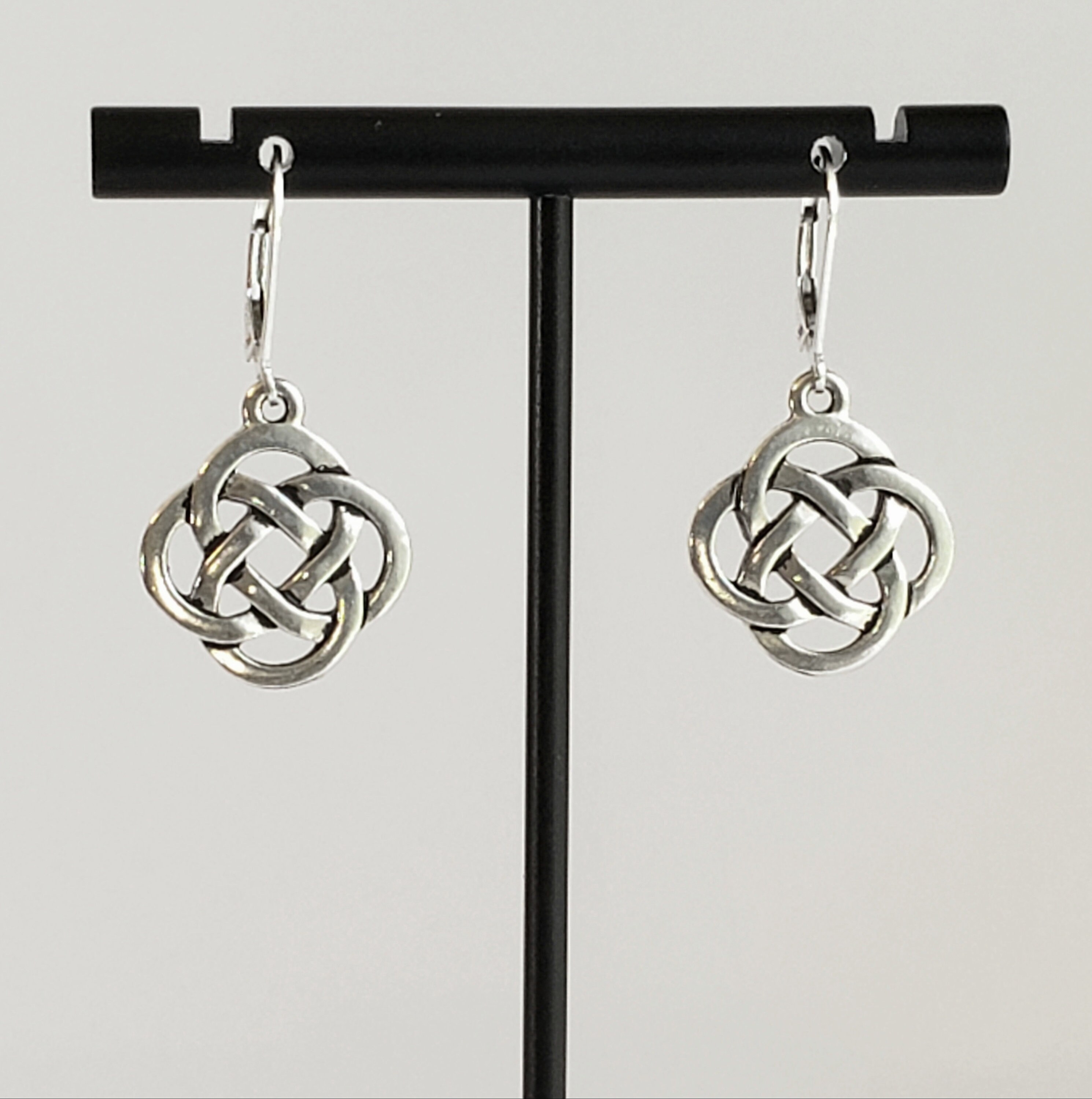 Sterling Silver Celtic Knot Pendant, Necklace With Snake Chain - Etsy