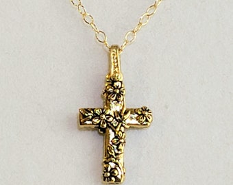 GOLD CROSS NECKLACE MEDIUM クロス ネックレス ★日本未入荷 楽天市場】シンパシーオブソウル ネックレス ダブルクロス K18