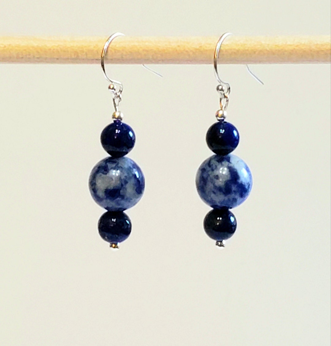 SHGbeads Lapislazuli Cabochon – 5 Stück, 12 Mm, Flache Rückseite Für Schmuck Selber Machen
