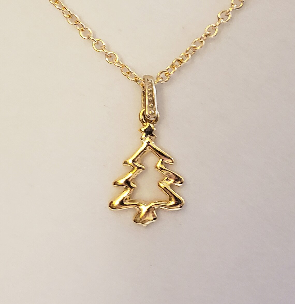 Men's Gold Open Tree Pendant or Necklace With 14K Gold Etsy