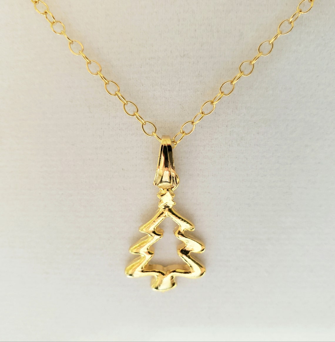 Men's Gold Open Tree Pendant or Necklace With 14K Gold Etsy
