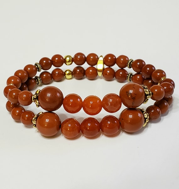 Double Strand Gemstone Stretchy Bracelet Double Strand Gemstone Stretchy Bracelet