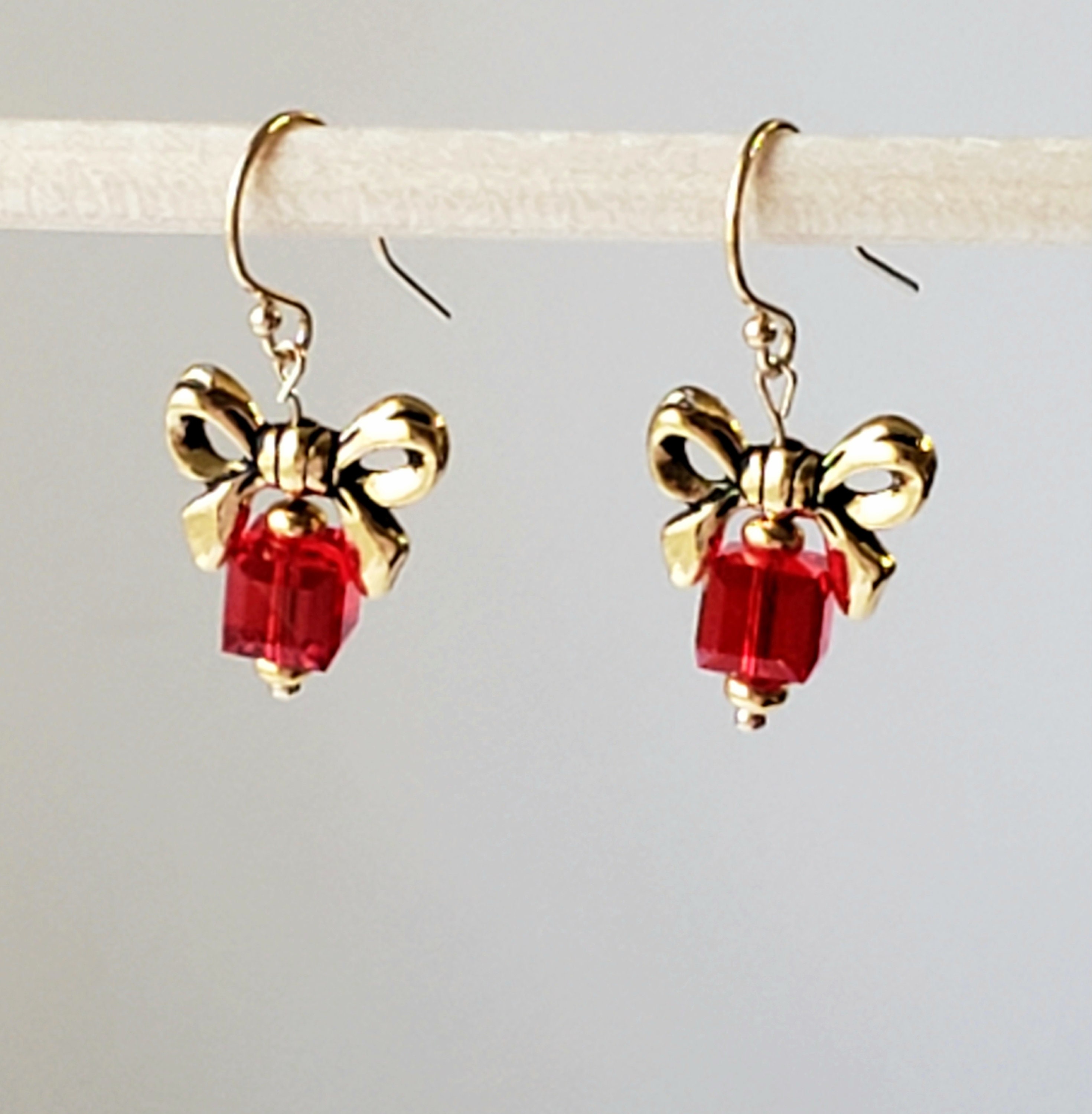 Weihnachtliche Ohrstecker aus 925 Sterling Silber mit Etsy.de