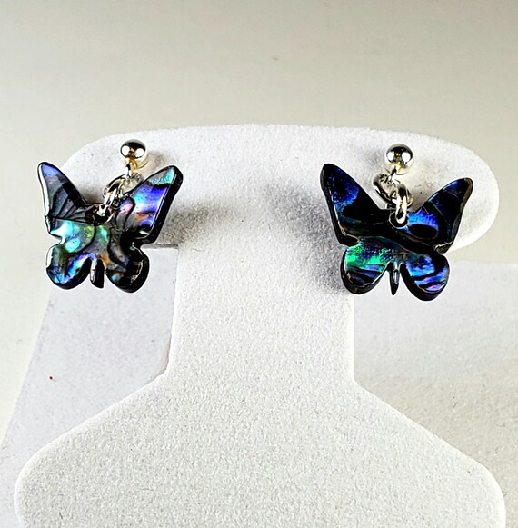 Pink Butterfly Earrings with Rose Swarovski(R) Crystals Sterling Silver Pink Butterfly Earrings with Rose Swarovski(R) Crystals Sterling Silver