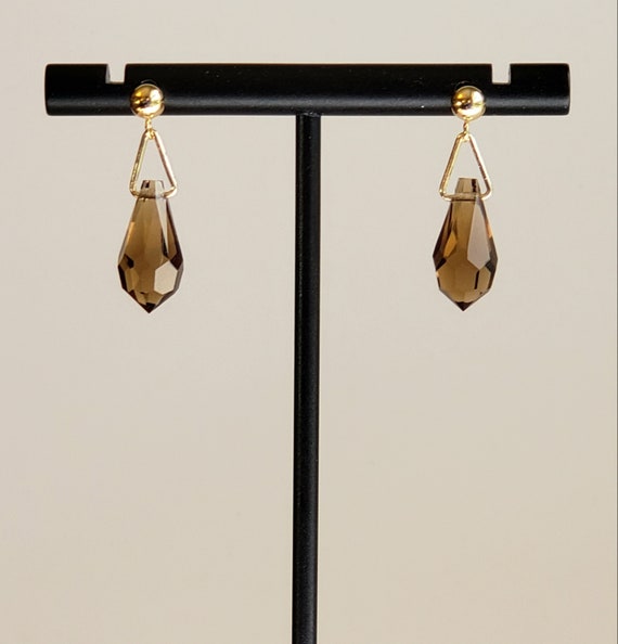 Two Tone Wire Point Tear Drop Earring Two Tone Wire Point Tear Drop Earring