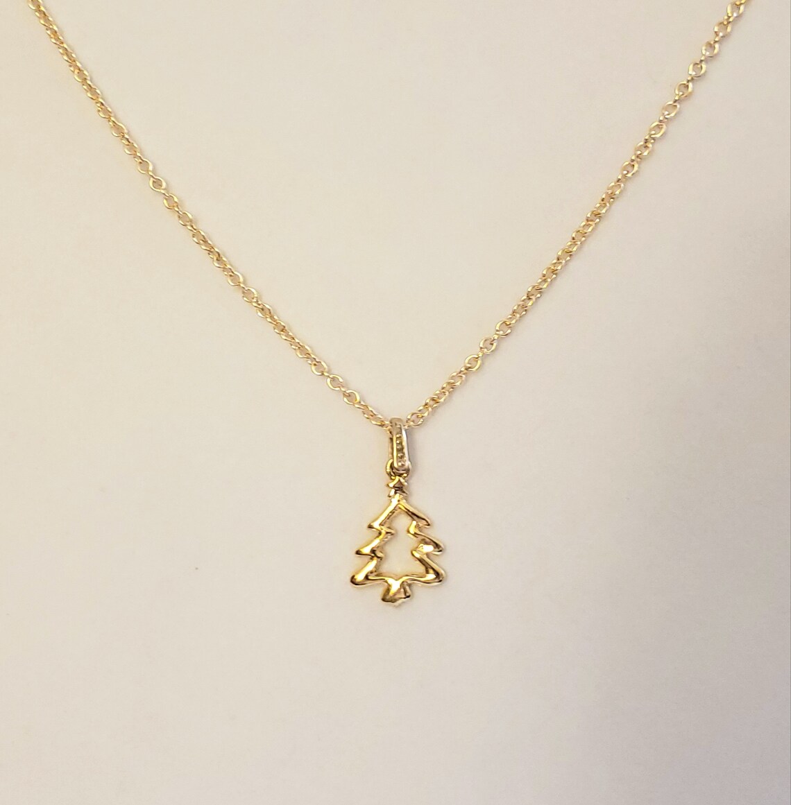 Men's Gold Open Tree Pendant or Necklace With 14K Gold Etsy