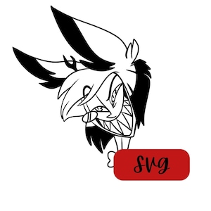 Alastor SVG File: Hazbin Hotel Cricut Design