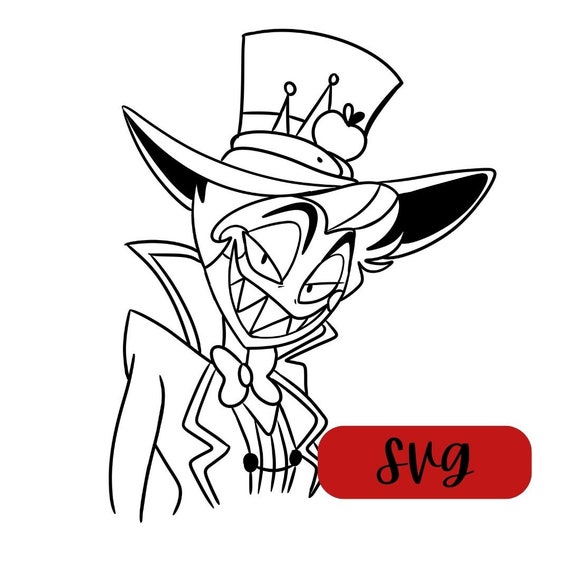 Lucifer Hazbin Hotel SVG File - Etsy
