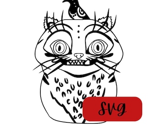 Tigre azul de Derpy K-Pop Cazadores de demonios SVG