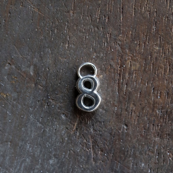 Lucky Number 8 Pendant ~ #8 pendant