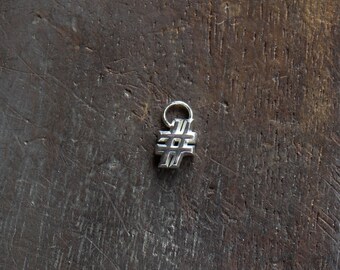 Symbol # Pendant ~ Pound, Number sign, hashtag pendant