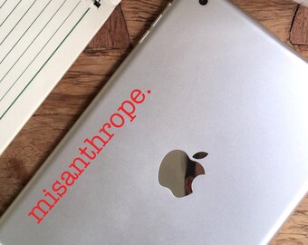 I Hate People Sticker, Misanthrope Decal, Anti-Social, Introvert, Antisocial Butterfly, Not a Hugger, Too Peopley, Social Distancing