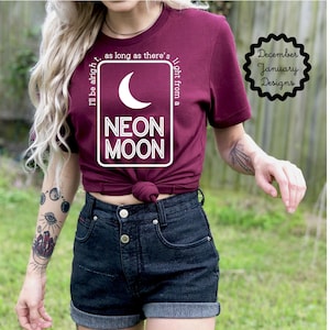 Brooks & Dunn Shirt, Neon Moon Tee, Classic Country T-Shirt, I'll Be Alright as Long as There's Light from a Neon Moon, 90s Country Music