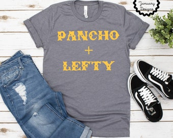 Pancho + Lefty T-Shirt, Willie Nelson Merle Haggard Shirt, Outlaw Country, Classic Country, 80s Country