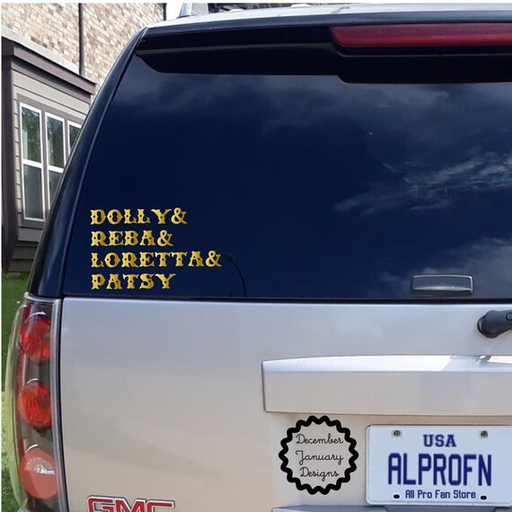Dolly and Reba Decal Dolly and Reba Decal