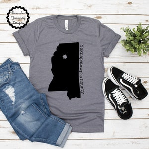 William Faulkner Shirt, Yoknapatawpha County, Mississippi T-Shirt, Literature Tshirt, Literature Lovers Gift, Southern Lit, English Teachers