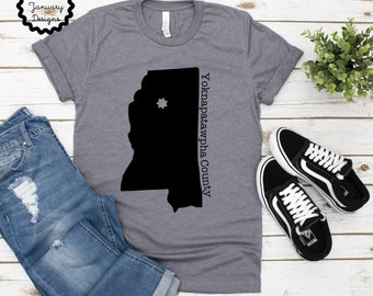 William Faulkner Shirt, Yoknapatawpha County, Mississippi T-Shirt, Literature Tshirt, Literature Lovers Gift, Southern Lit, English Teachers
