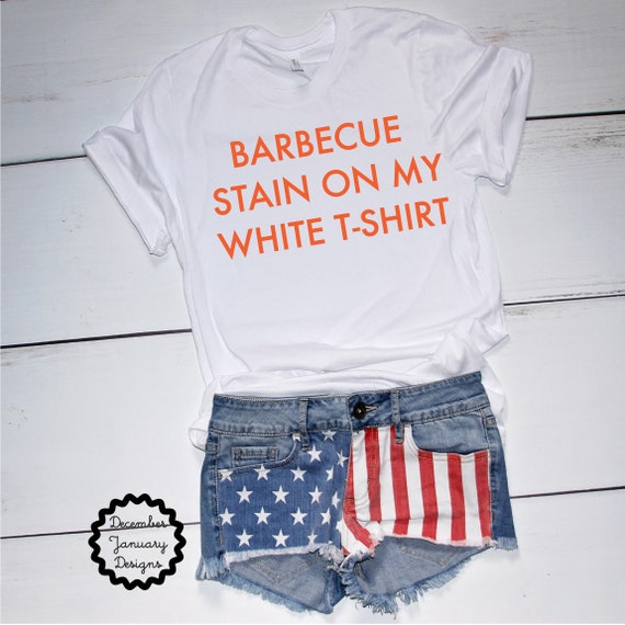 White tee top shirt song