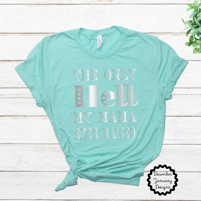 the only hell my momma ever raised shirt