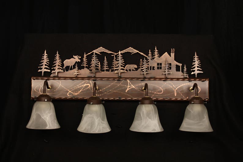 Free Shipping 36 Vanity Light All Lodge Etsy