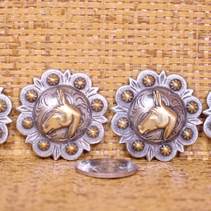 4-C417 Mule w/ Gold Berries Concho, Designed by RusticsCo owner Stan Combs