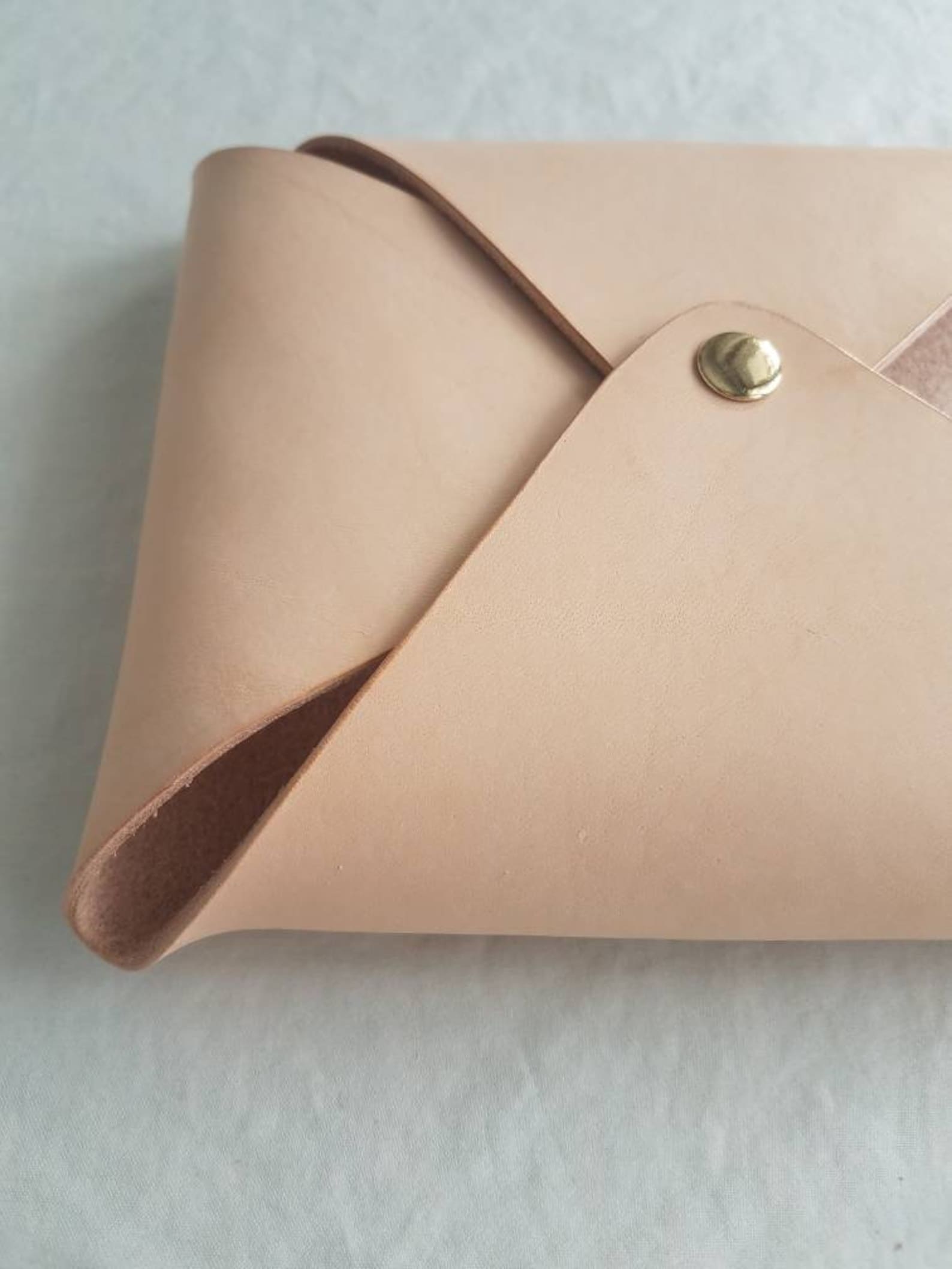 Medium Leather Wall Hanging Envelope Leather Envelope Mail Etsy
